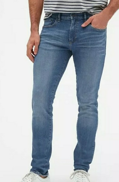 Skinny Fit Jeans With Gap Flex Men´s 99% Cotton - Picture 1 of 3